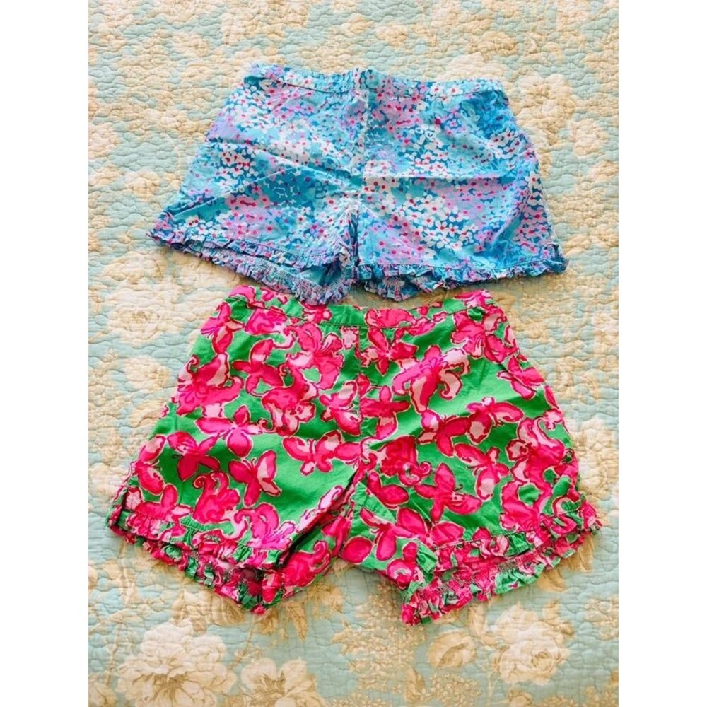 Girls Lilly Pulitzer Shorts pull on Lot (2) XL 12/14